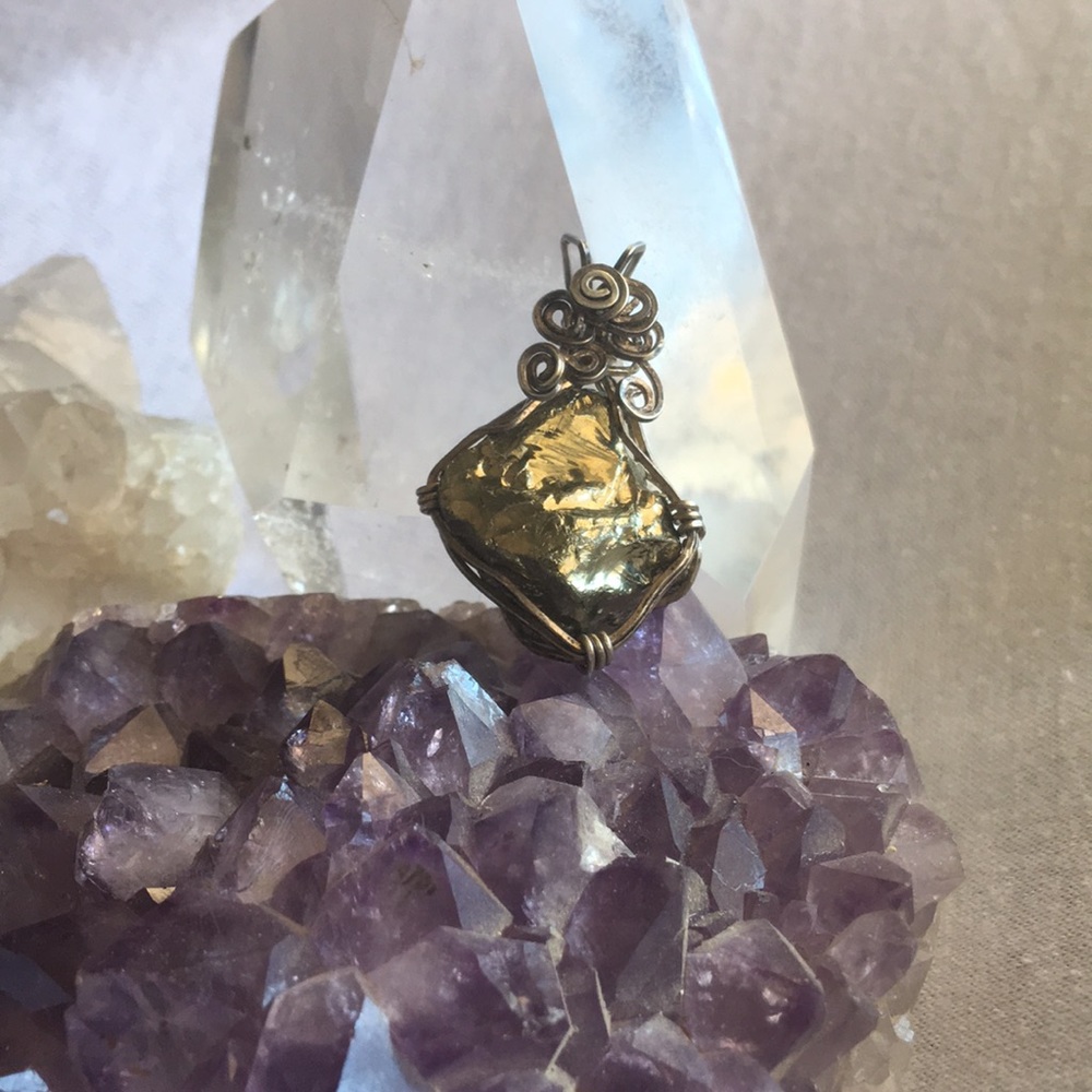 Pyrite Handmade Pendant!